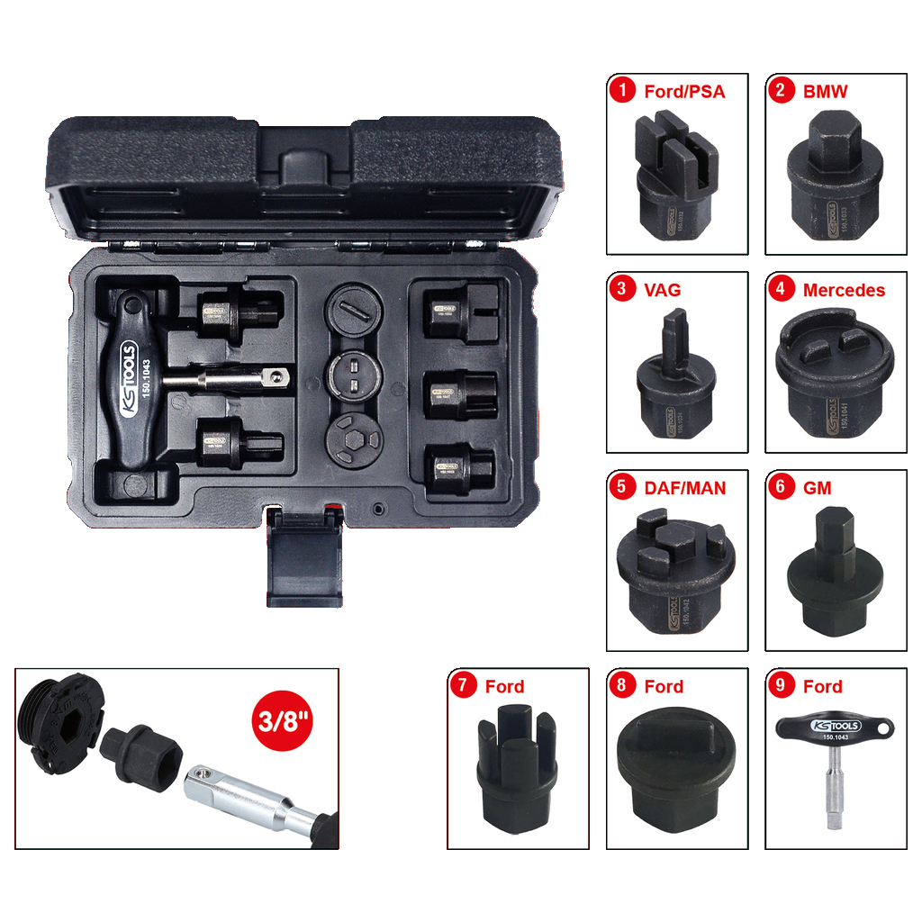ks-tools-set-voor-kunststof-olieaftappluggen-9-dl