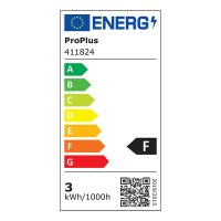 PROPLUS Opbouwlicht 12v, 20leds, 340x35x33mm