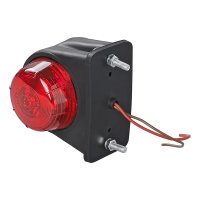 PROPLUS Breedtelicht Rood/wit Plat, 67x78mm 