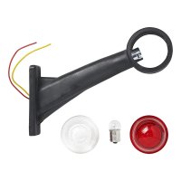 PROPLUS Feu De Position Avant Rouge/blanc Coudé, 160mm