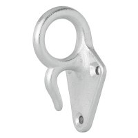 PROPLUS Rope Hook Metal With Eye, Model 2, 5 St.