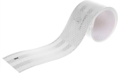 PROPLUS Reflective Tape White, E1 Approved, 50mmx200mm