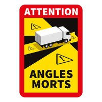 Sticker "attention Angles Morts" Vrachtwagen
