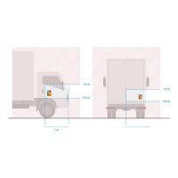 Autocollant "attention Angles Morts" Camion