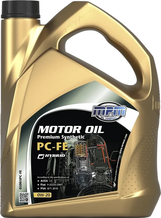 mpm-motorolie-0w-20-premium-synthetic-pc-fe-5l