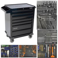 SP TOOLS Tool Cart Custom Series, 342-piece