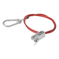 PROPLUS Breakaway cable for overrun brake, 100cm with clevis