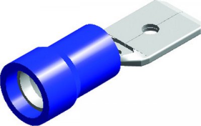 Cosse De Câble Bleu Mâle 2.8mm (5pcs)
