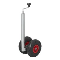 PROPLUS Double Nose Wheel 48 Mm With Rubber Tires (200x85mm)