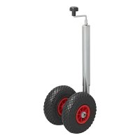PROPLUS Double Nose Wheel 48 Mm With Rubber Tires (200x85mm)
