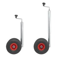 PROPLUS Double Nose Wheel 48 Mm With Rubber Tires (200x85mm)