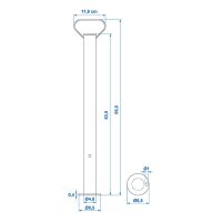 PROPLUS Support leg 48mm 700mm