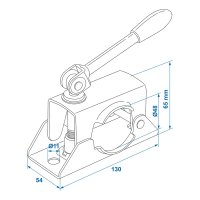 PROPLUS Tiltable Clamp 48mm For Nose Wheel