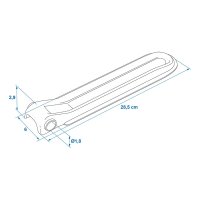 PROPLUS Deurscharnier 270mm