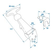 PROPLUS Motorkaptrekker 12cm