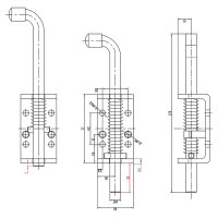 PROPLUS Verende Grendel, 170mm