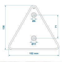 PROPLUS Triangle reflector, 2 Pieces