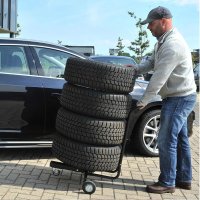 PROPLUS Support De Roue Mobile Pour 4 Pneus