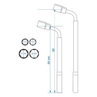 PROPLUS Retractable Wheel Nut Wrench