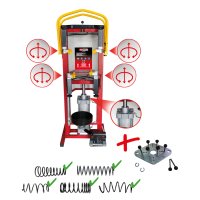 KS-TOOLS Pneumatic Spring Tensioner Including Adapter Plate, Max 1200 Kg