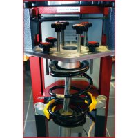KS-TOOLS Pneumatic Spring Tensioner With Double Cylinder Including Adapter Plate, Max 2400 Kg