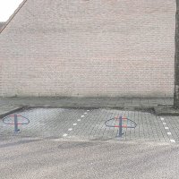 PROPLUS Parkeerbeugel Met Geïntegreerd Slot, 730x458mm