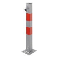 PROPLUS Parking Pole With Integrated Lock, 655x60mm