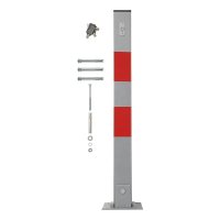 PROPLUS Parking Pole With Integrated Lock, 655x60mm