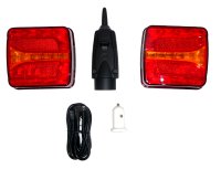 Wireless Trailer Lighting Set Led With Magnets , 7-pin