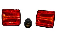 Wireless Trailer Lighting Set Led With Magnets , 7-pin