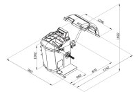 REQUAL Req1155 | REQUAL Halfautomatische Wielbalancer 230v|inclusief Montage