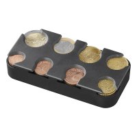 PROPLUS Compact Euro Coin Holder