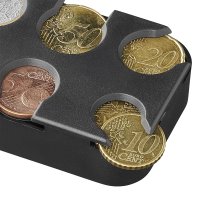 PROPLUS Compact Euro Coin Holder