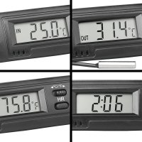 PROPLUS Thermomètre Numérique Intérieur/extérieur, 107x28mm