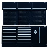 BUNKER Modular Storage Combination With Stainless Steel Worktop, 14dlg | 04415