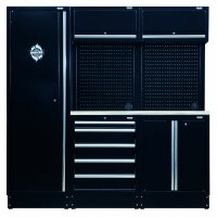 BUNKER Modular Storage Combination With Stainless Steel Worktop, 11dlg | 04503