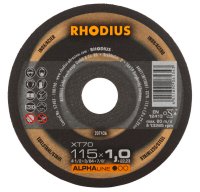 RHODIUS Doorslijpschijf Xt70 115x1x22,23mm (10st)