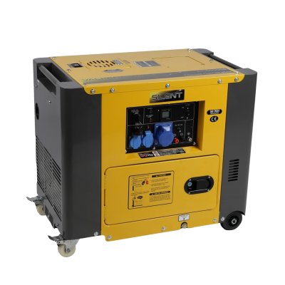 Générateur Diesel Silencieux 230v 6kva, 16l, 845x520x720mm | Dg6500se