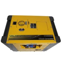 Générateur Diesel Silencieux 230v 6kva, 16l, 845x520x720mm | Dg6500se