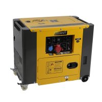 Diesel Generator Geluidsgedempt 230v/400v 6kva, 16l, 845x520x720mm | Dg6500se3
