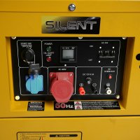 Diesel Generator Silenced 230v/400v 6kva, 16l, 845x520x720mm | Dg6500se3