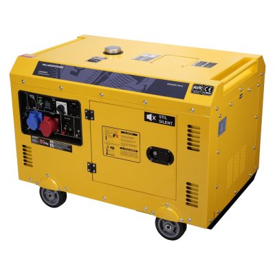 Générateur Diesel Silencieux 230v/400v 10kva, 30l, 1100x750x760mm | Dg1100se3