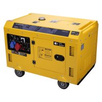 Diesel Generator Silenced 230v/400v 10kva, 30l, 1100x750x760mm | Dg1100se3