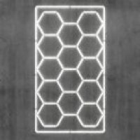 Hexagon Led Lighting, Professional Auto Detailing Honeycomb Lighting, 478x241cm