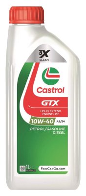 CASTROL Gtx 10w40 A3/b4 | Engine Oil Gtx 10w40 A3/b4, 1l
