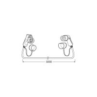 OSRAM Ev Laadkabel Auto 5 Pin Type 1 -> Type 2 16a 1 Phase (5m)