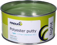 FINIXA Light Green Polyester Filler, 1.5kg