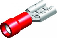 Cosse De Câble Rouge Femelle 6.3mm (50pcs)