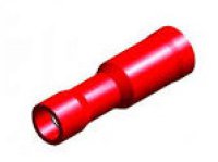 Patin De Câble Rouge Femelle Rond 4.0mm (50pcs)