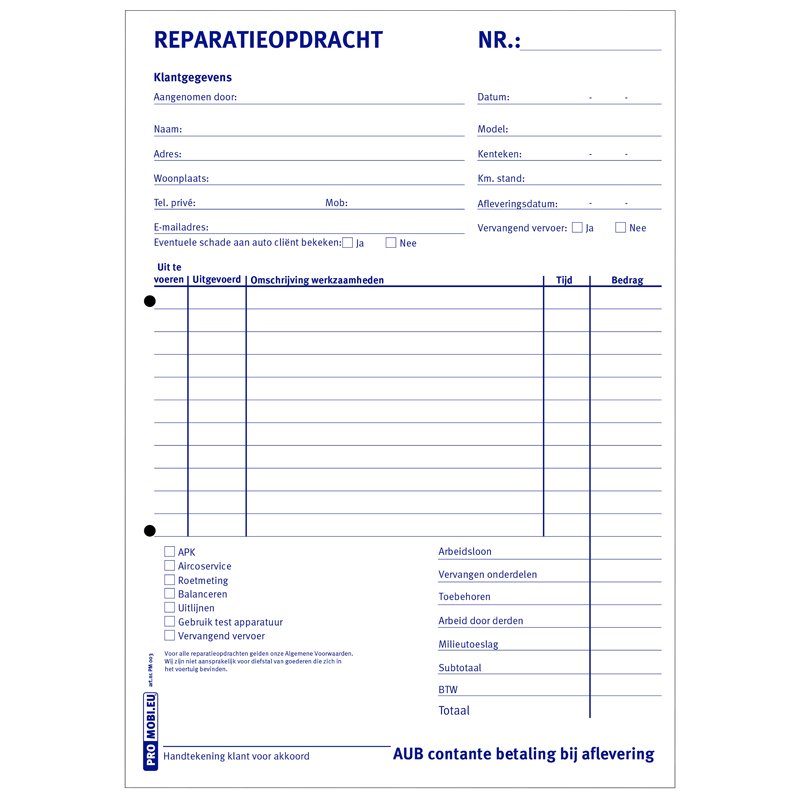 garage-werkopdrachtenfiche-op-a4-papier-100st